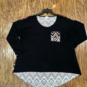 Hot Ginger sheer dress shirt